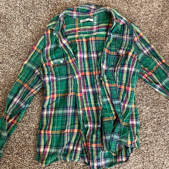 Plaid button up - Picture 1 of 3
